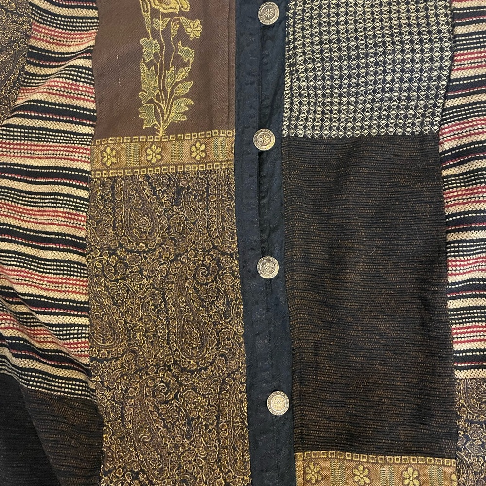 White Stag - Patchwork Eclectic Jacket - Size Xl … - image 6